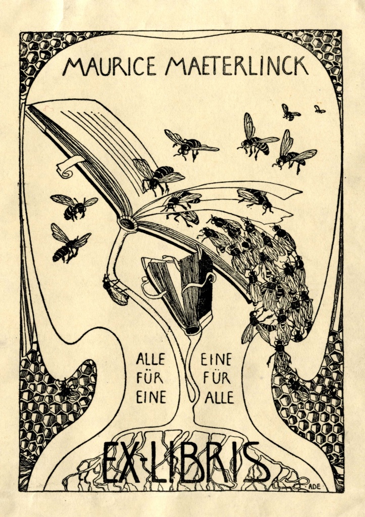 Ex libris Maurice Maeterlinck Iparművészeti Múzeum Gyűjteményi