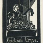 Ex libris - Lehotainé könyve