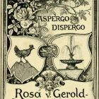 Ex libris - Rosa von Gerold