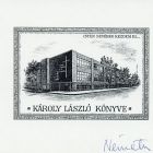 Ex libris - Károly László könyve