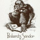 Ex libris - Pinterits Sándor könyve