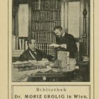 Ex libris - Dr. Moriz Grolig in Wien