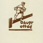 Ex libris - Bauer Ottóé