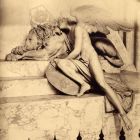 Fénykép - Antonio Canova: Mária Krisztina főhercegnő síremlékének részlete, fehér márvány, Augustinerkirche, 1805
