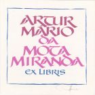 Ex libris - Artur Mario da Mota Miranda