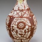 Váza - Az ún. poszthabán stílusú edények stílusában festve