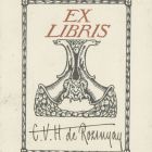 Ex libris - C. V. H. de Rozsnyay