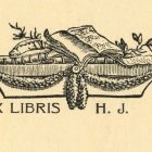 Ex libris - H. J. (ipse?)