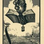 Ex libris - utr. Jur. Dr Colomanni Szentmáry