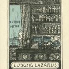 Ex libris - Ludwig Lazarus Buchhandlung Würzburg