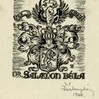 Ex libris - Dr. Salamon Béla