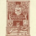 Ex libris - Az Erdélyi Nemzeti Múzeum Könyvtáráé