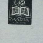 Ex libris - Mária könyve