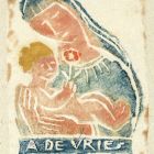 Ex libris - A de Vries