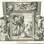 Grafika - Annibale Carraccinak a római Farnese palotában lévő festménye - Ganümédész