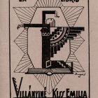 Ex libris - Villányiné Kiss Emilia