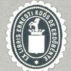 Ex libris - Ernesti Koós de Erdőbénye