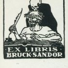 Ex libris - Bruck Sándor