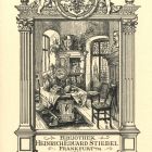 Ex libris - Heinrich Eduard Stiebel, Frankfurt