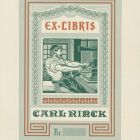 Ex libris - Carl Rinck