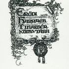 Ex libris - Erődi Harrach Tihamér könyvtára