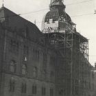 Épületfotó - az Iparművészeti Múzeum 1956-ban megsérült kupolájának és lanternájának helyreállítása