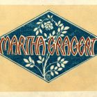 Ex libris - Martha Gragert