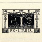 Ex libris - A. ST. (ipse?)