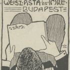 Ex libris - Weisz Pista és Imre Budapest