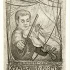 Ex libris - Krajcsi Tiborné