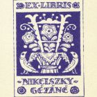 Ex libris - Nikelszky Gézáné