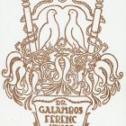 Ex libris - Dr. Galambos Ferenc könyve