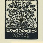 Ex libris - Bokor Gyula könyve