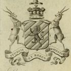 Ex libris - Lord Ashburton címeres