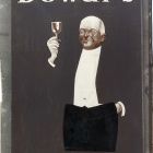 Céghirdető kártya - Dewars's "Most excellent" whisky reklámja