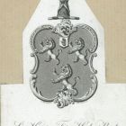 Ex libris - Sir Henry Fitz Herbert címeres