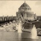 Kiállításfotó - az ünnepélyek csarnoka az 1904. évi St. Louis-i Világkiállításon