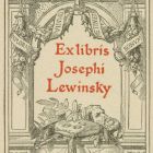 Ex libris - Joseph Lewinsky