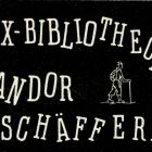 Ex libris - Andor Schäffer