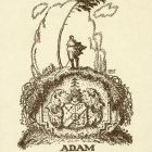 Ex libris - Exlibris Adam Grünbaum