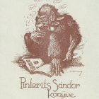 Ex libris - Pinterits Sándor könyve