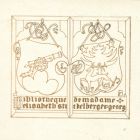 Ex libris - Bibliotheque de madame Elisabeth Steckelberger-Georg