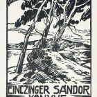 Ex libris - Einczinger Sándor könyve