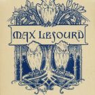 Ex libris - Max Lesourd