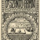 Ex libris - Dr Szántó Ármin könyvtárából