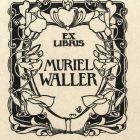 Ex libris - Muriel Waller