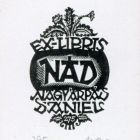 Ex libris - NÁD (Nagy Árpád Dániel)