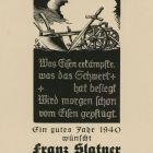 Ex libris - Franz Slatner