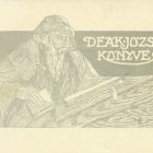 Ex libris - Deák József könyve