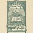 Ex libris - Oskar Goehling